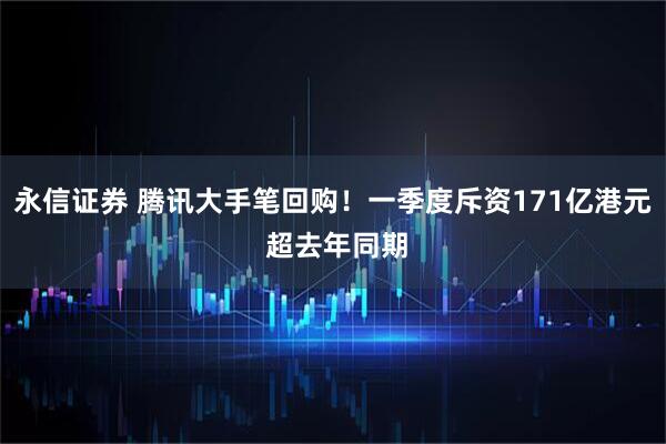 永信证券 腾讯大手笔回购！一季度斥资171亿港元 超去年同期